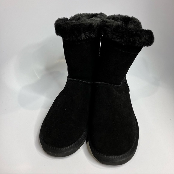 Lamo suede boots black size 9 - Picture 2 of 8